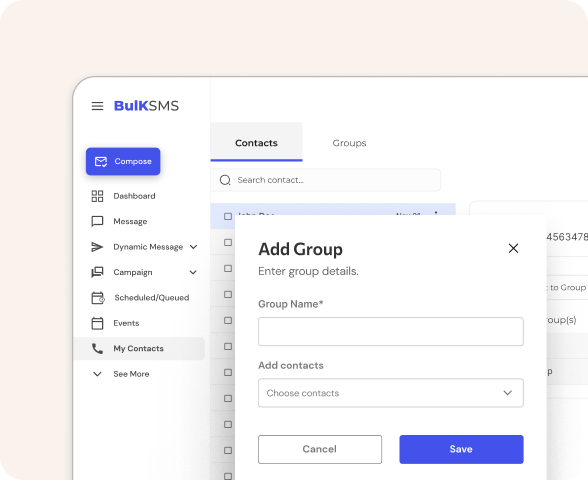 create contact groups