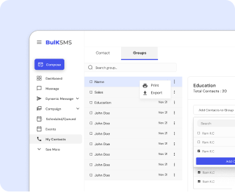 export contacts and groups